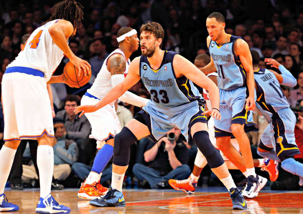 Marc Gasol has been the anchor for Memphis' outstanding defense this season. (Jim McIsaac/Getty Images)